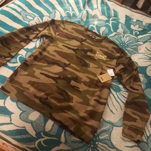 Van's camo pullover sweatshirt